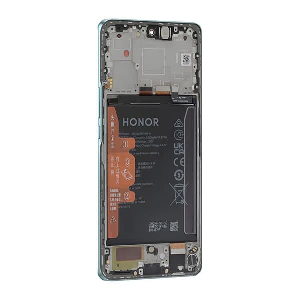 Original Fuldskærm - HONOR - Magic6 Lite - LCD TFT - Batteri 5200mAh - Direkte Forbindelse Grön