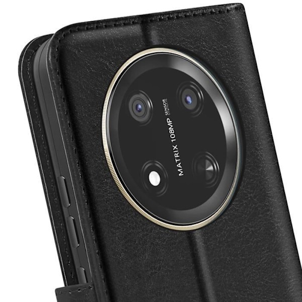 Etui til Honor Magic 7 Lite Brieftaske med Håndledsrem Mayaxess Sort Svart