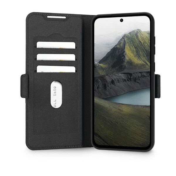 Étui til Samsung Galaxy A36 med standfunktion Oslo Pro Vegansk Læder DBRAMANTE1928 Sort Svart