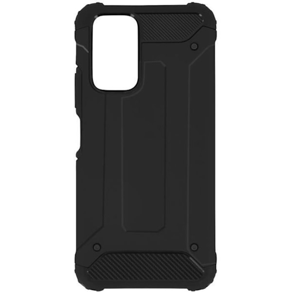 Coque - Xiaomi - Redmi Note 10 Pro - Stötresistent - Hybrid - Design med Relief Svart
