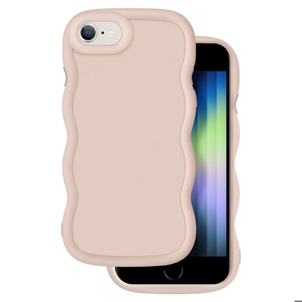 Cover til iPhone 7, 8, SE 2020 og SE 2022 Silikone Stødabsorberende Beige Beige