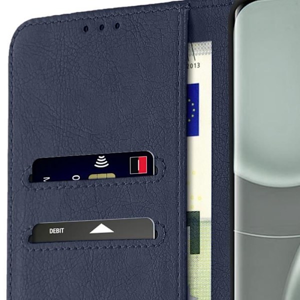 Honor Magic 4 Lite Case - AVIZAR - Lompakon kansi - Videotukitoiminto - Midnight Blue midnattsblå