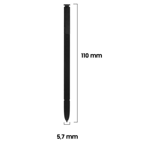 Galaxy Note 8 Bluetooth Stylus pekskärm Fin spets 0,7 mm - Svart
