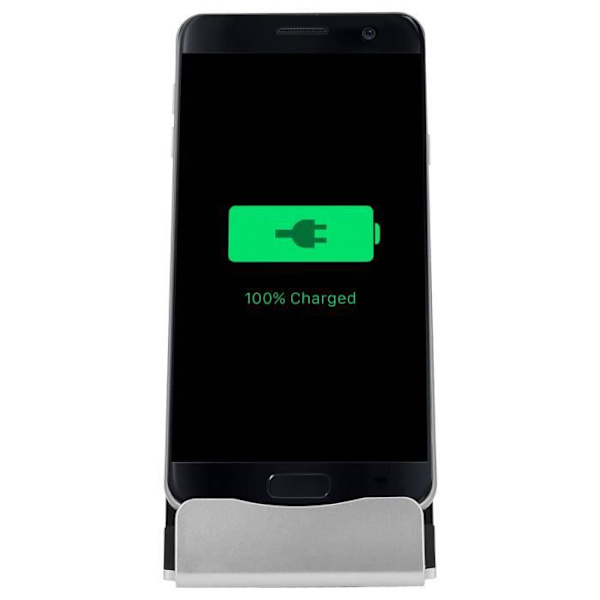 Älypuhelimen telakka Charge & Sync -mikro-USB-liitin - hopea