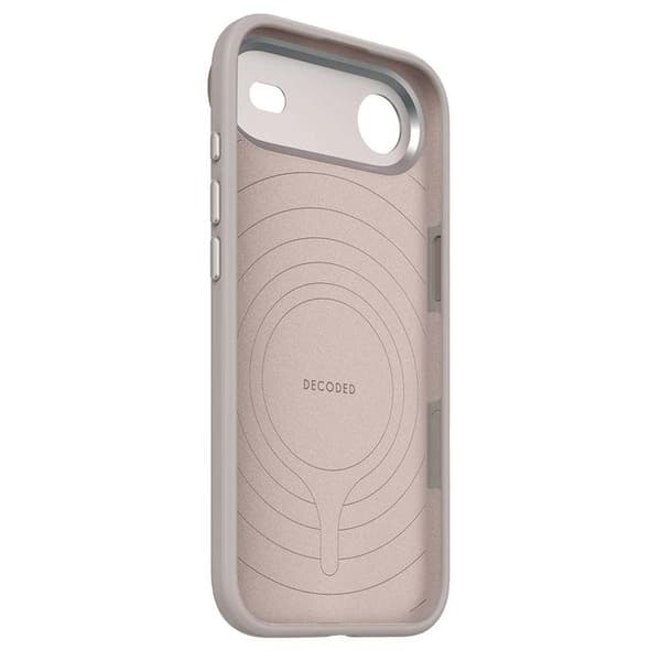 Coque MagSafe för iPhone Air Future Dusk Silicone Antimikrobiell Decoded Beige Beige