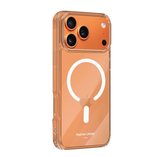 iPhone 17 Pro Max MagSafe-yhteensopiva kuori ReClear Native Union läpinäkyvä Vit