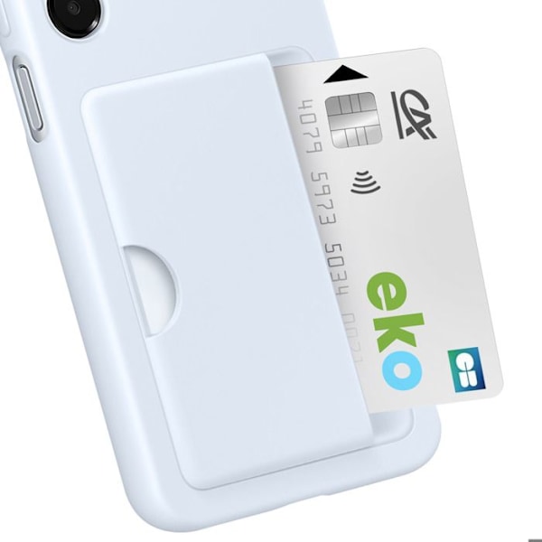 Coque til Samsung A16 Kortlæder Silikone Blød berøring Original Samsung Lys Blå Blå