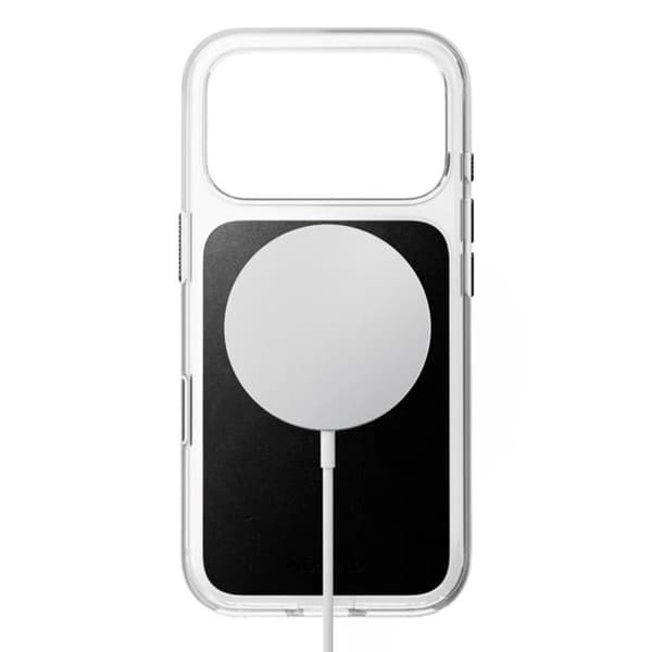 MagSafe-skal för iPhone 18 Pro / 17 Pro i Clear Horween-läder, svart Nomad Svart
