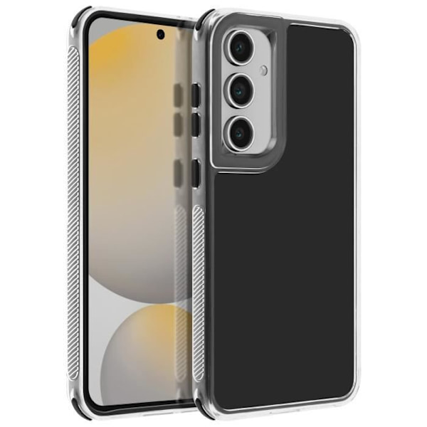 Coque Bumper - AVIZAR - Samsung Galaxy S24 FE - Stødabsorberende - Forstærkede hjørner - Letvægtsdesign Svart