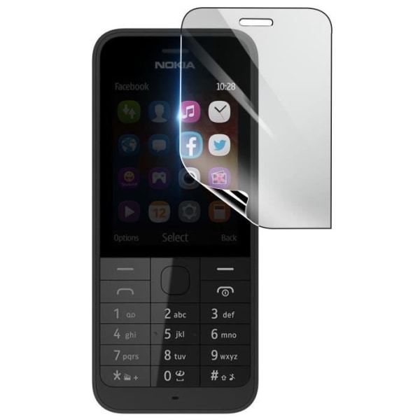Näytönsuojus - 3MK - Nokia 220 - Hydrogeeli Iskunkestävä - Läpinäkyvä - Iskunkestävä Transparent