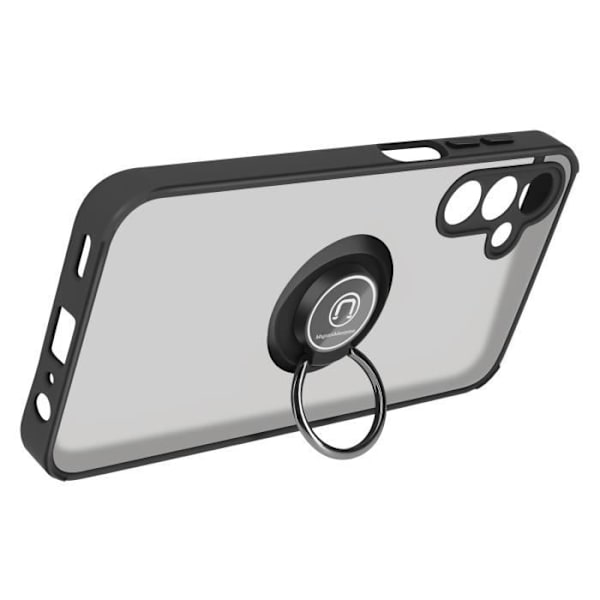 Suojakuori Samsung Galaxy A15 5G Metal Ring Stand Function Mustalle