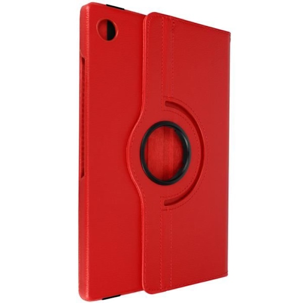 Tabletfodral - AVIZAR - Samsung Galaxy Tab A8 10.5 2021 - Ekoskinn - Rotera 360° - Röd Röd