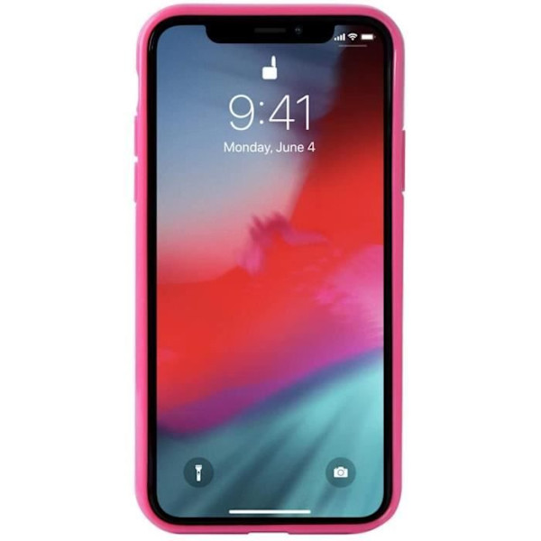 PURO Coque iPhone XR Leopard Rosa Glitrende - Stødabsorberende Etui Rose