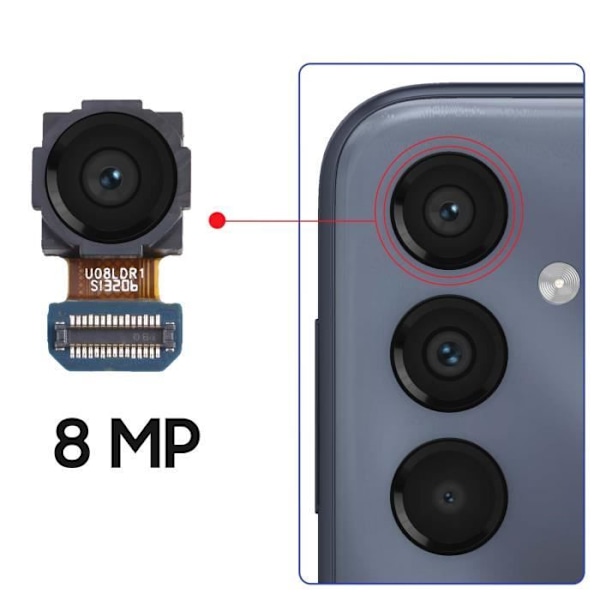 Ultra Wide Camera til Samsung Galaxy M34 8MP Sort Svart