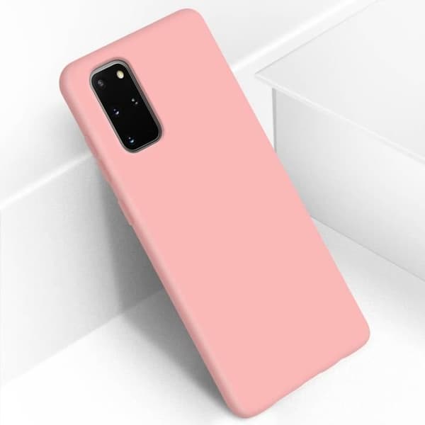 Cover - ADVARSE - Galaxy S20 Plus - Semi-hård - Silikone - Rosa Rosa