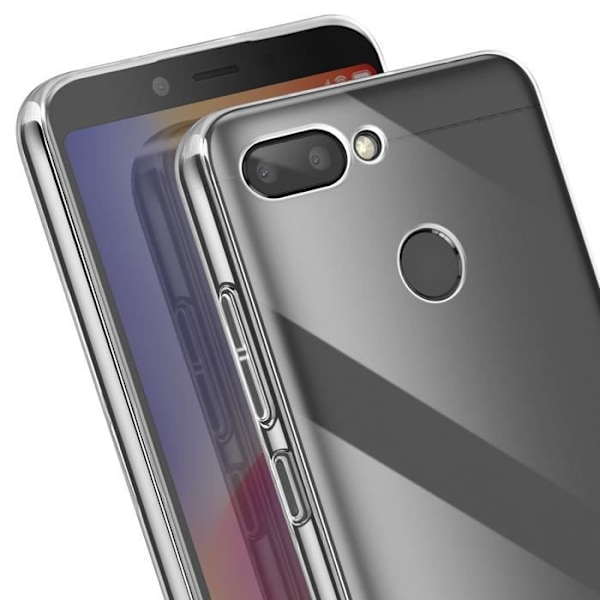 Coque til Xiaomi Redmi 6A og 6 Silikone Blød Design Tynd Let Transparent Transparent