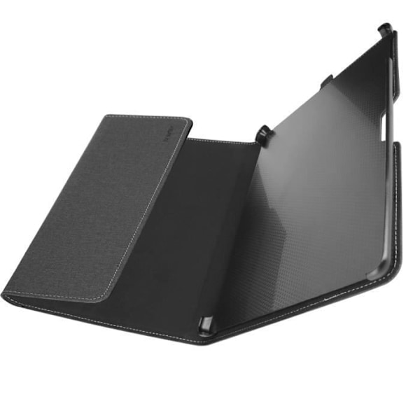 Hölster - SafeStand - Microsoft Surface Pro 9 - Stötdämpande - Ekoskinn - Inbyggd stöd Svart