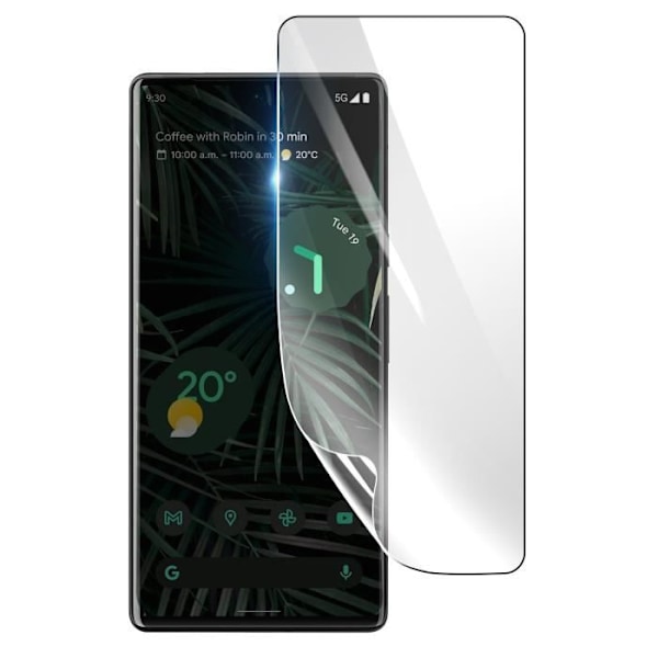 Näytönsuoja - 3MK - Google Pixel 6 - Iskunkestävä Hydrogeeli - Naarmuuntumaton - Läpinäkyvä Transparent