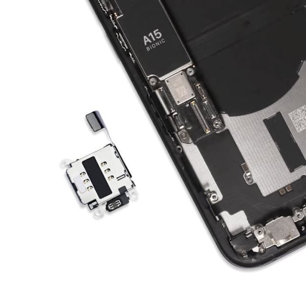 Korvaava SIM-kortinlukija iPhone 13:lle Black Svart