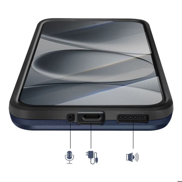 Cover til Redmi Note 15 Pro 5G med Blå Magnetisk Ring Blå