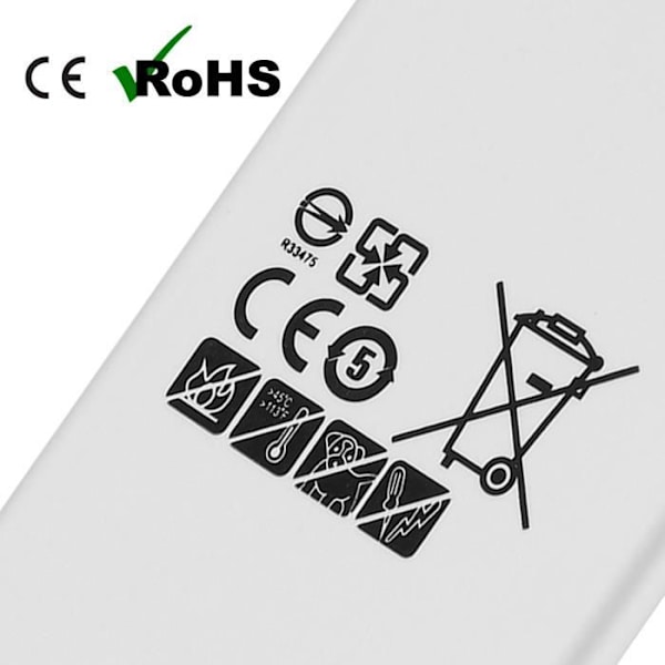 Internt batteri - LINQ - BAT-A5-2016 - 2600mAh - Lithium Ion - Hvid Vit