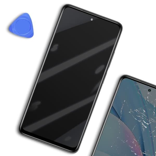LCD-skärm - Xiaomi - Mi 10T Lite 5G - Touchscreen - Förmonterad chassi - Färg Grå Grå
