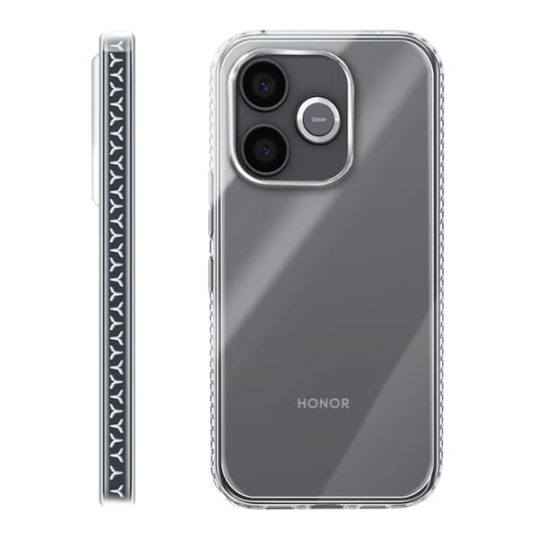 Cover til Honor 600 Lite Stødabsorberende 3m Beskyttelse 360 Anti-gulning Force Case Transparent Vit