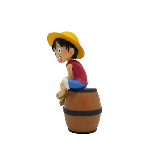 Ljusfigur - TEKNOFUN - LUFFY ON A BARREL - One Piece - LED - 27 cm