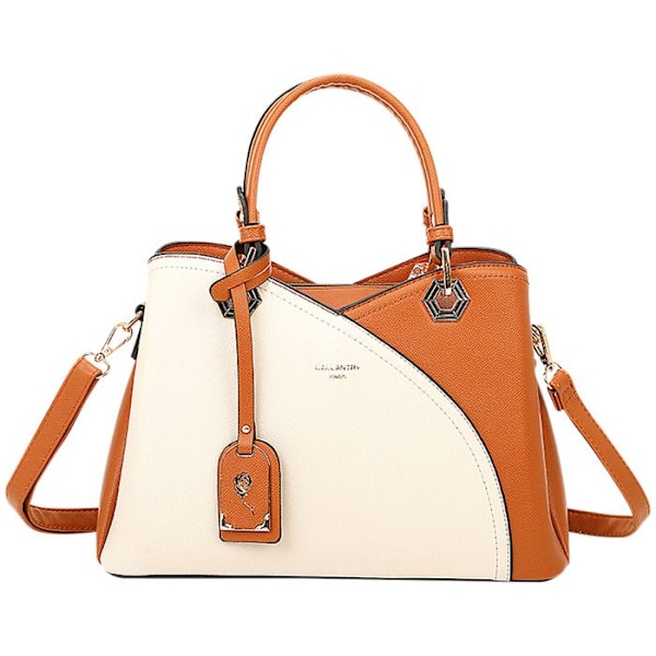 Elegant Taske til Kvinder med Grained Effekt Gallantry Beige Beige