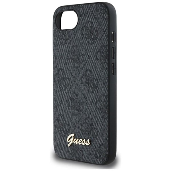 Coque Guess 4G MagSafe-logolla iPhone 16e:lle (mustaa) svart