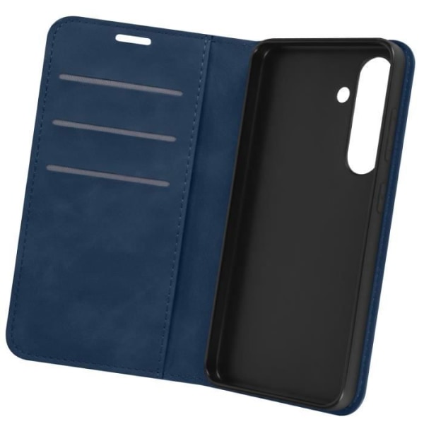 Etui til Samsung Galaxy S24 Flip Wallet og videoholder Midnight Blue Blå