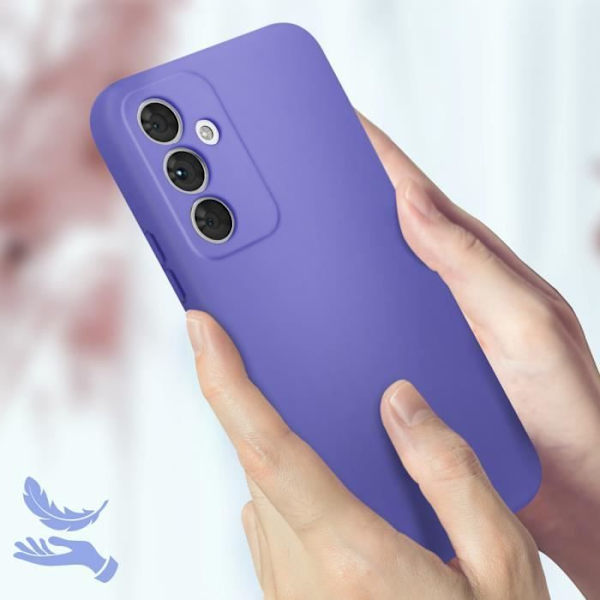 Suojakuori on yhteensopiva Samsung Galaxy A54 5G Puolijäykän Purple Casen kanssa