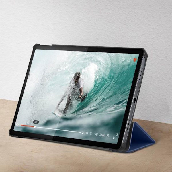 Housse - Lenovo - Tab P11 Pro - Slim Design - Eco-Læder - Video- og Tastaturstøtte Blå