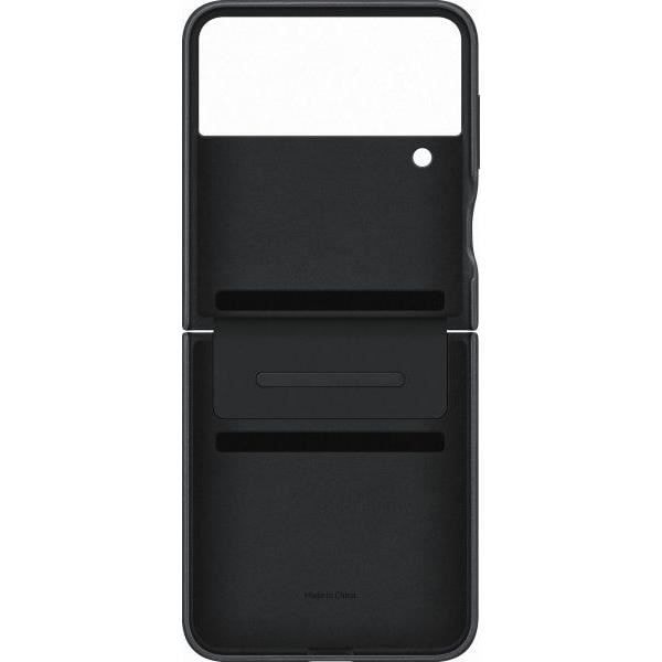 SAMSUNG Galaxy Z Flip4 Læder Taske Sort sort