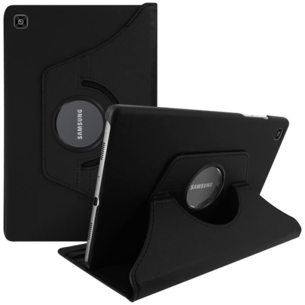 Kotelo - Samsung - Galaxy Tab A7 10.4 2020 - 360° Käännettävä - Täysi suojaus - Musta Svart
