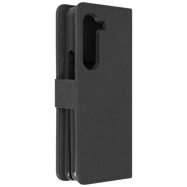 Cover - BEMÆRK - Samsung Galaxy Z Fold 5 - Sort - Semi-hård - Magnetisk Svart