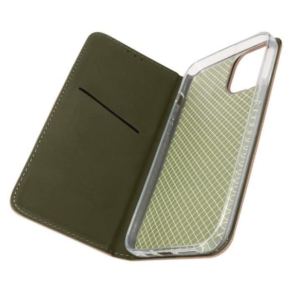 iPhone 14 Case Magnetic Flip Card Holder Stand Funktion rosa guld rosa guld
