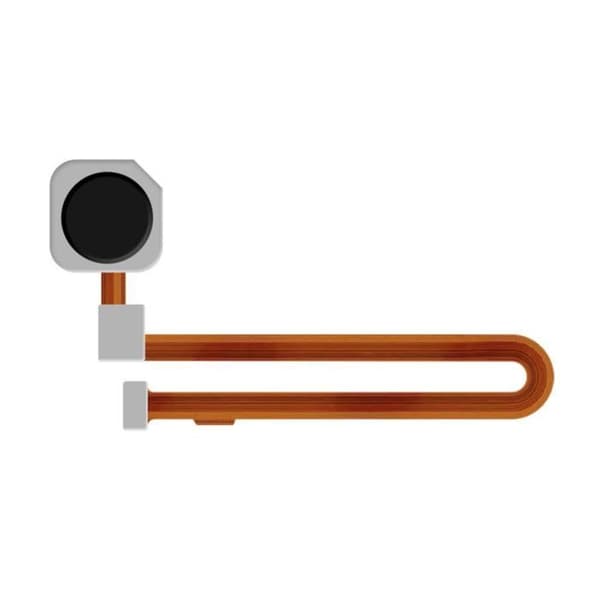 Erstatning Xiaomi Redmi Note 8 Home-knap med sort forbindelseskabel