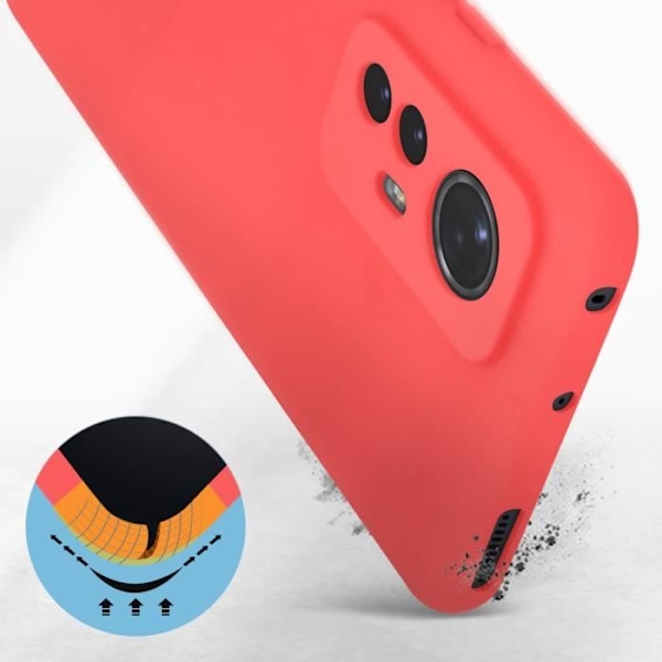 Suojakuori - AVIZAR - Xiaomi 12/12X - Puolijäykkä - Soft Touch - Vaaleanpunainen rosa