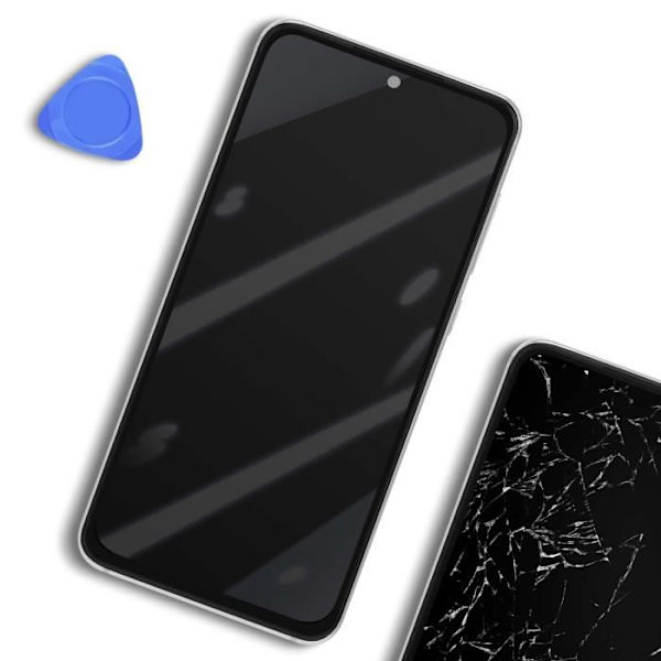 Skärm för Xiaomi Redmi Note 13 Pro Plus LCD + Touch Glass + Xiaomi White Chassi Vit