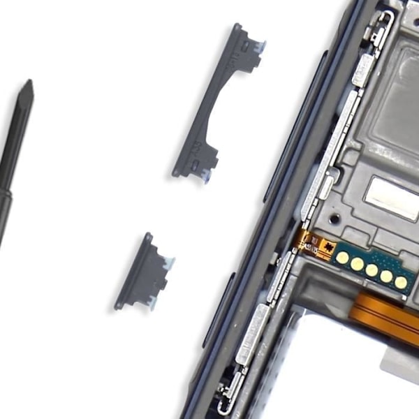Samsung Galaxy A35 5G Musta Virtanäppäin ja Äänenvoimakkuusnäppäin Svart