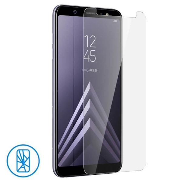 Suojakalvo Samsung Galaxy A6 Plus -puhelimeen - AVIZAR - Karkaistu lasi - Naarmuuntumaton - Erittäin ohut