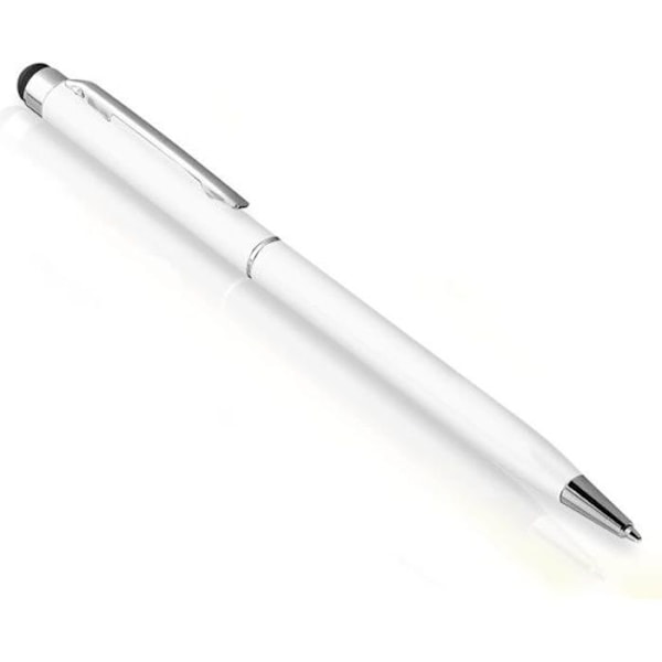 Stylet - ILMOITTAA - Universaalinen - Silikoni Kärki - Pallo kirjoittaja - Integroitu Klippi Vit