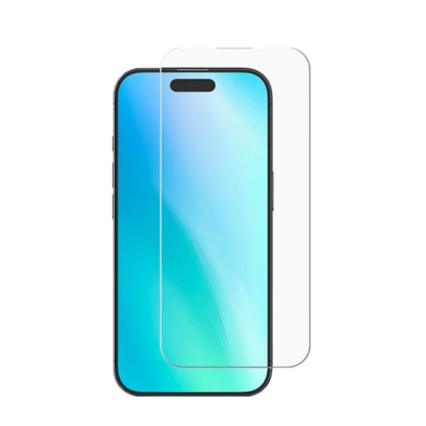Beskyttelsespakke til iPhone 16 TPU Blødt Cover og 7H Hærdet Glas Moxie Transparent Vit