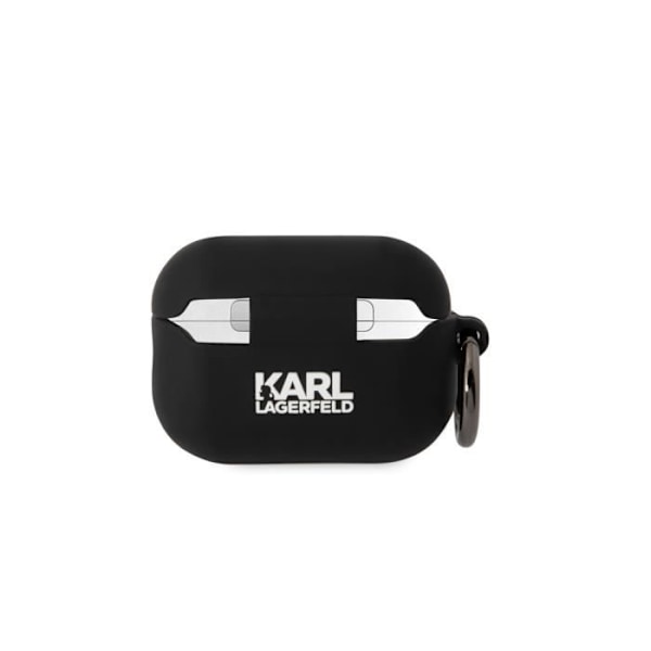 Etui til Airpods Pro 2 NFT Anti-Shock Silikone med Ring Karl Lagerfeld Sort