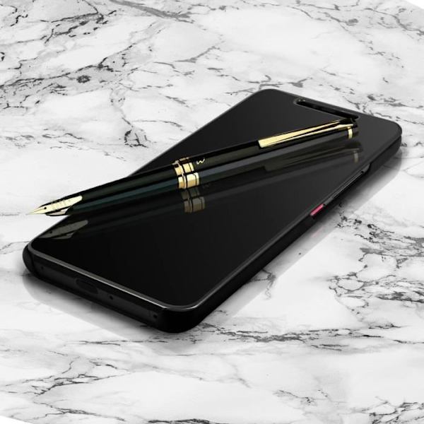 Hus - Huawei - Mate 20 Pro - Folio - Spejl - Videostativ - Sort Svart