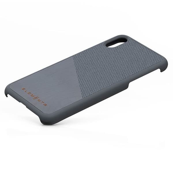 Telefoncover - Nordic Elements - Original Hel - Ahorntræ - Polycarbonat - Mellemgrå Mellem grå