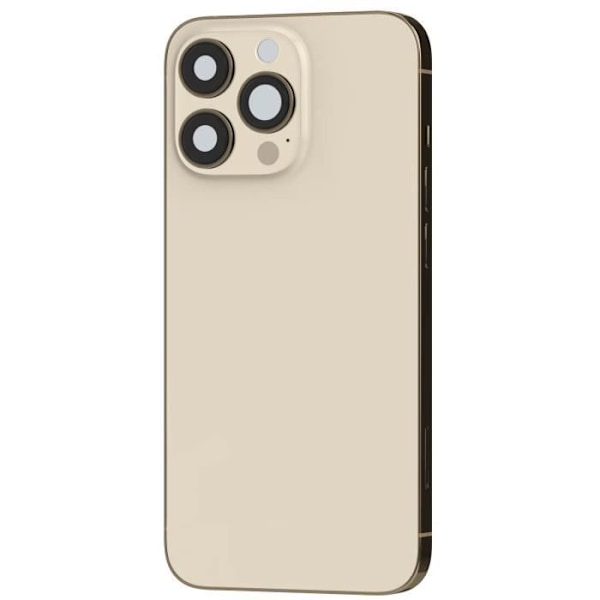 iPhone 13 Pro Max -runko beigenvärisellä takalasilla Gul