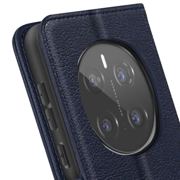 Etui för Honor Magic 7 Pro - Chesterfield - Mörknatt - Plånbok - Videostöd - Magnetisk Blå
