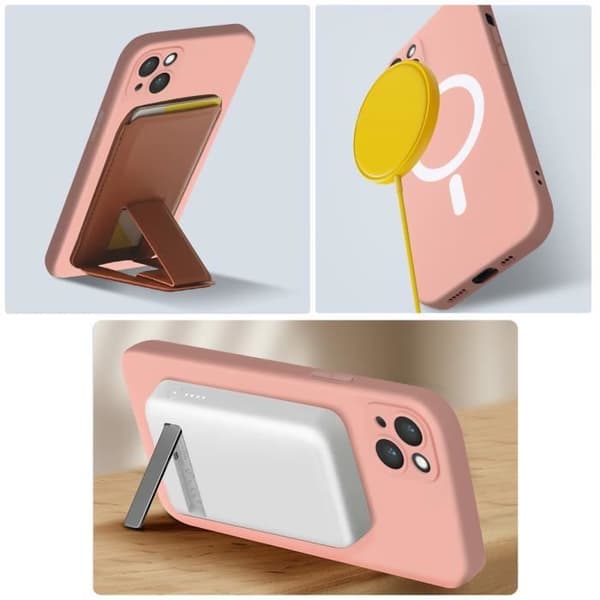 Coque MagSafe - Apple - iPhone 14 Plus - Mat Rosa - Semi-hård - Effektiv beskyttelse Mat Rosé